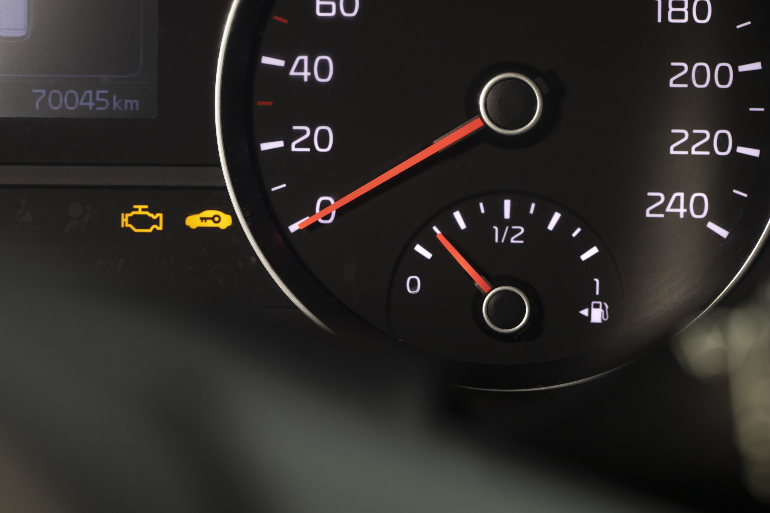 engine light flashing while driving